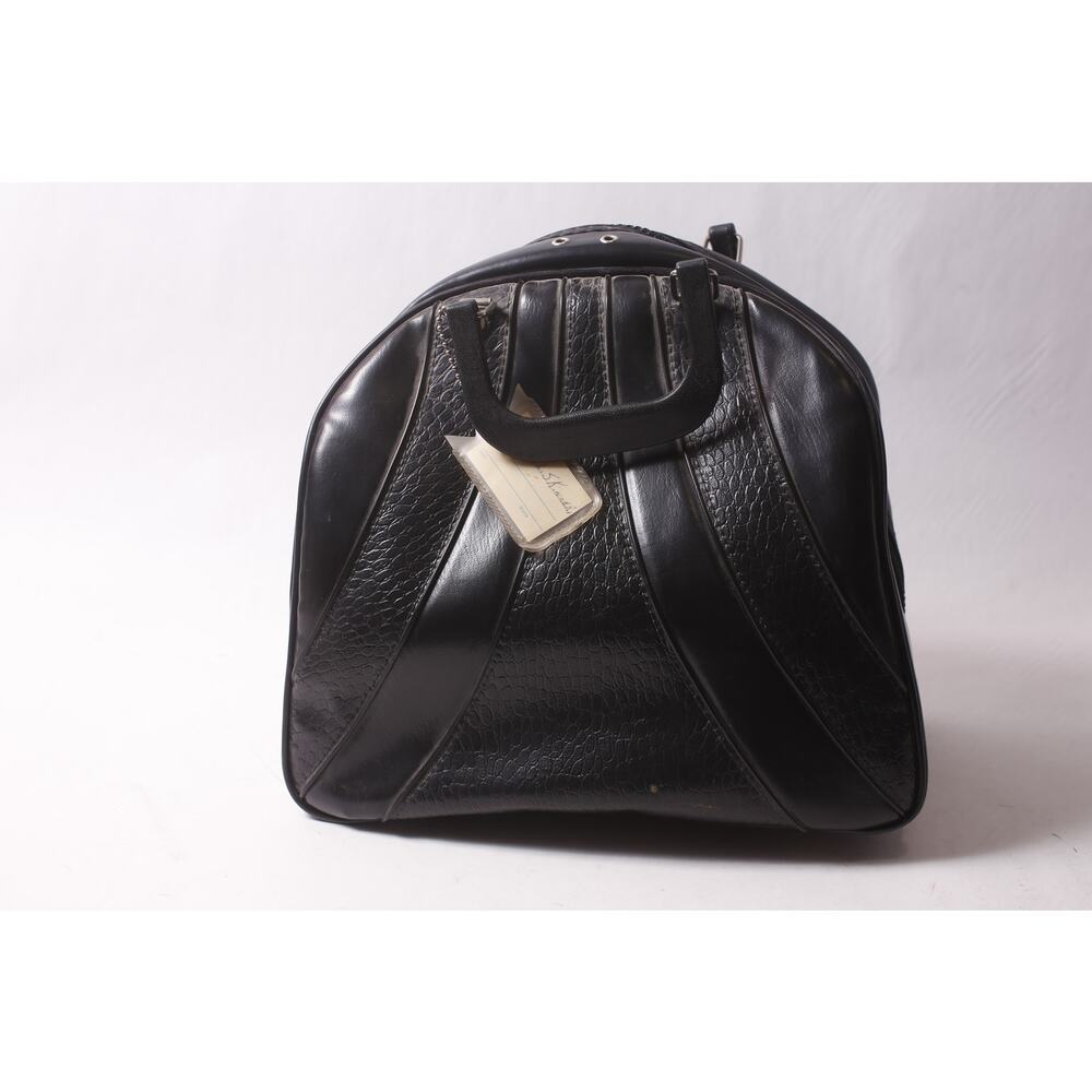 Brunswick Bowling Ball Bag Black Vinyl Sports Ball Carry ~ 260325-WH 1042